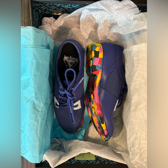 John Fluevog Future Round Toe ECLIPSE Vegan Sneaker - Picture 14 of 15